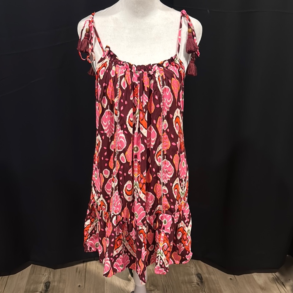 Maaji Pink and Orange Midi Dress